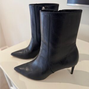Schutz Mikki booties. Black. Size 7. Worn once. Like new